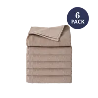 Ten Cate 3x 2-pack handdoeken 50 x 100cm taupe