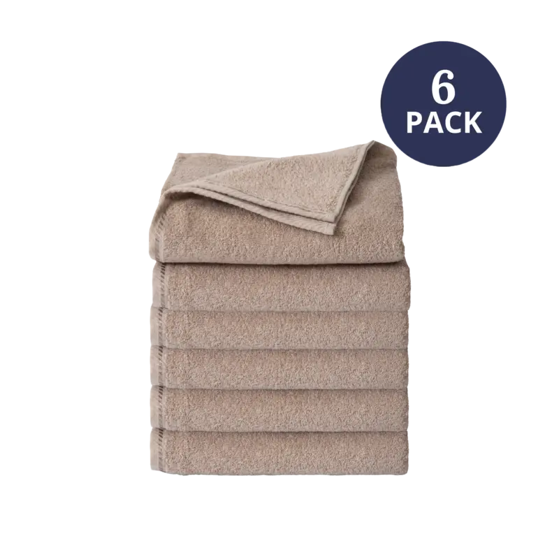 Ten Cate 3x 2-pack handdoeken 50 x 100cm taupe