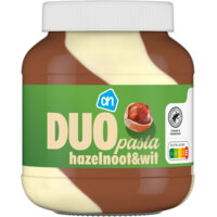 Een afbeelding van AH Duo pasta hazelnoot wit