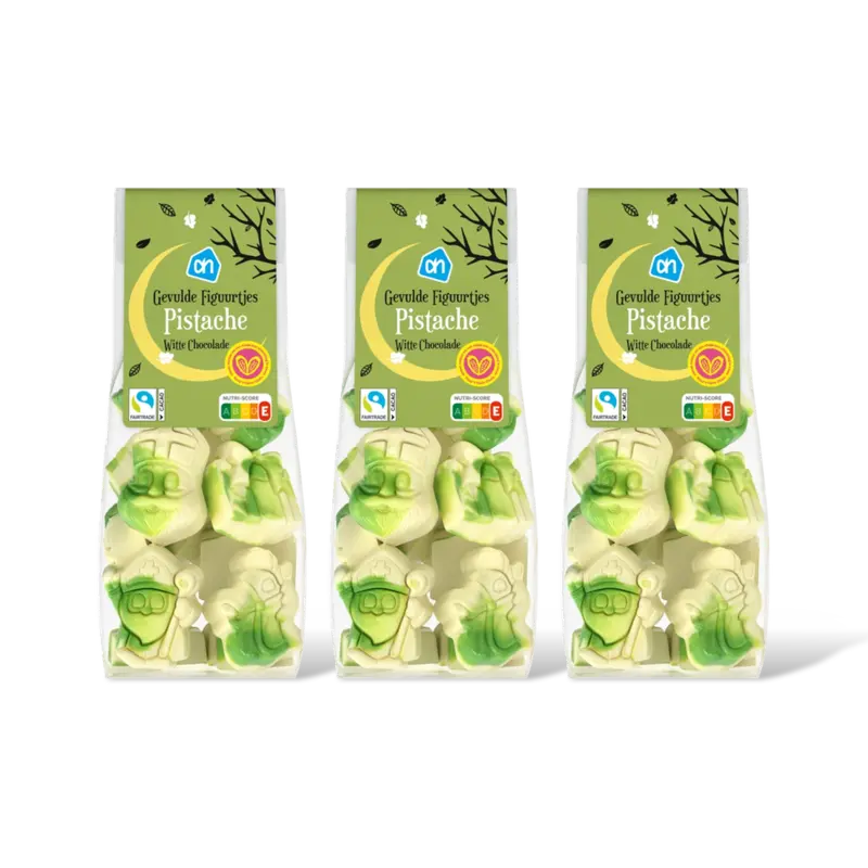AH Gevulde chocoladefiguurtjes 3-pack