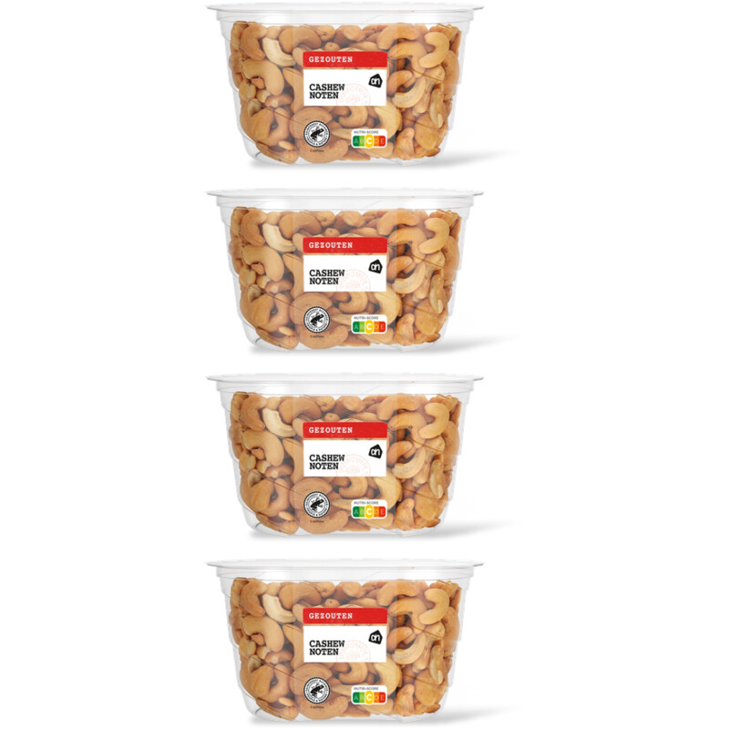 AH Gezouten cashewnoten 4-pack