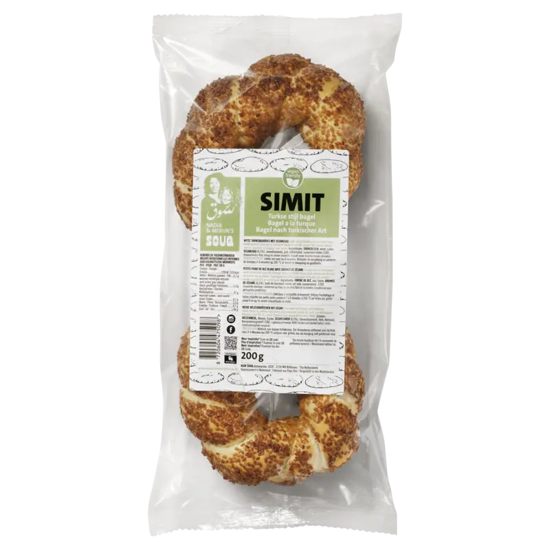 Nadia & Merijn's Souq Simit Bagels met Sesam 200g