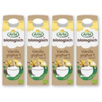Arla Bio vanille yoghurt halfvol 4-pack