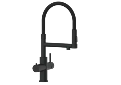 pdp-image-HOWAT 3-1 kokend water kraan flexibel - zwart