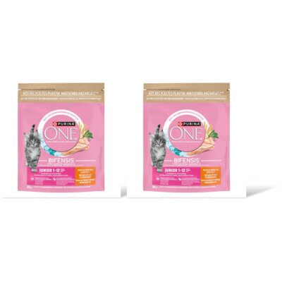 pdp-image-Purina ONE Junior 1-12 maanden rijk aan kip 2-pack