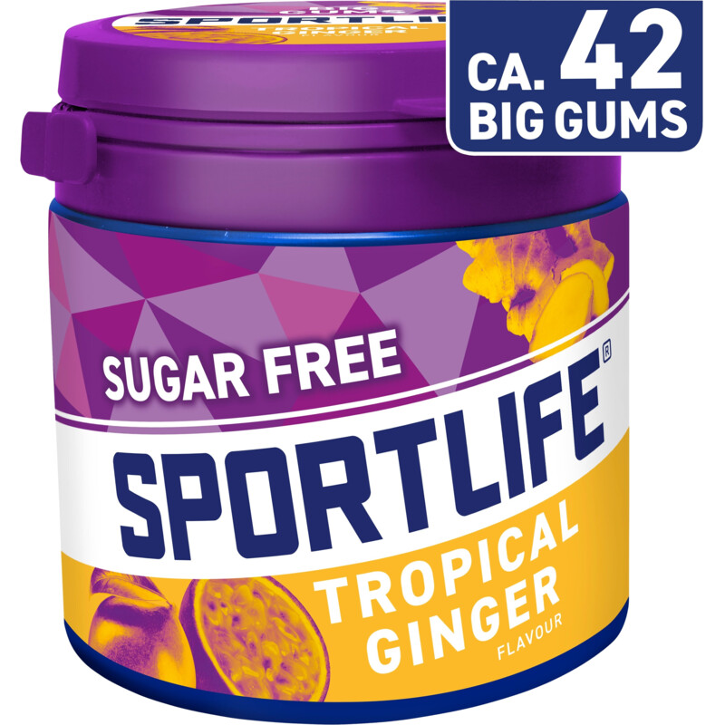 Een afbeelding van Sportlife Big gums tropical ginger