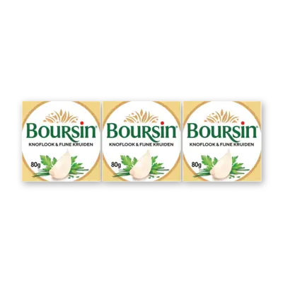pdp-image-Boursin Knoflook & fijne kruiden 3-pack