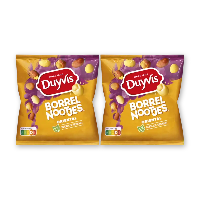 Duyvis Borrelnootjes oriental 2-pack