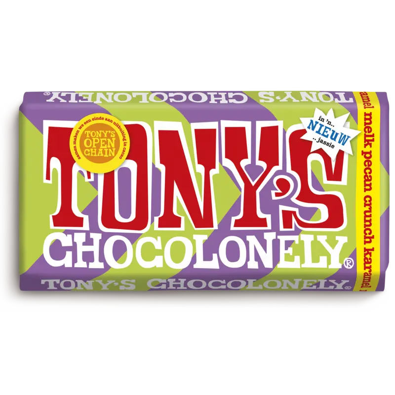 Tony's Chocolonely Reep melk pecan karamel
