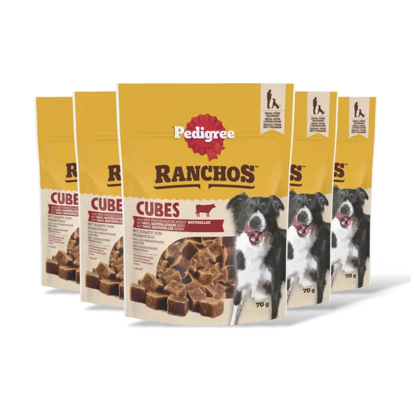 Pedigree Ranchos cubes rund 5-pack