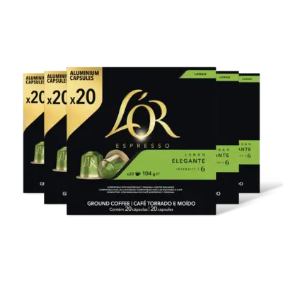 pdp-image-L'OR Espresso lungo elegante capsules 5-pack