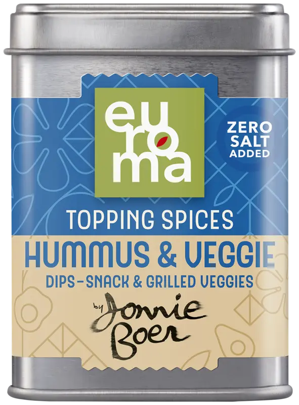 Hummus & Veggie Topping by Jonnie Boer