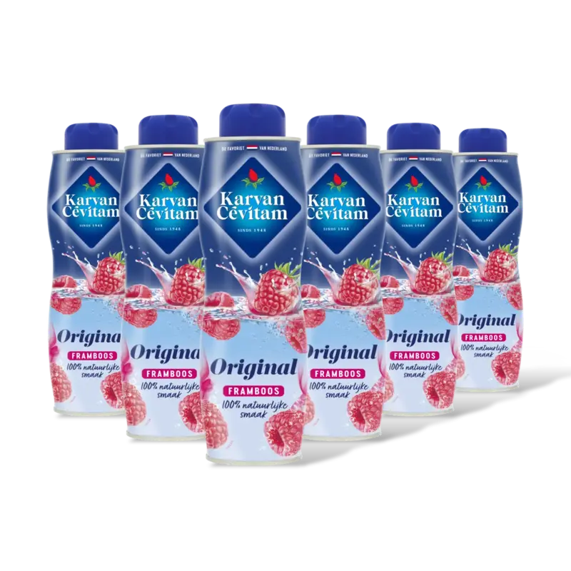 Karvan Cévitam Original framboos siroop 6-pack