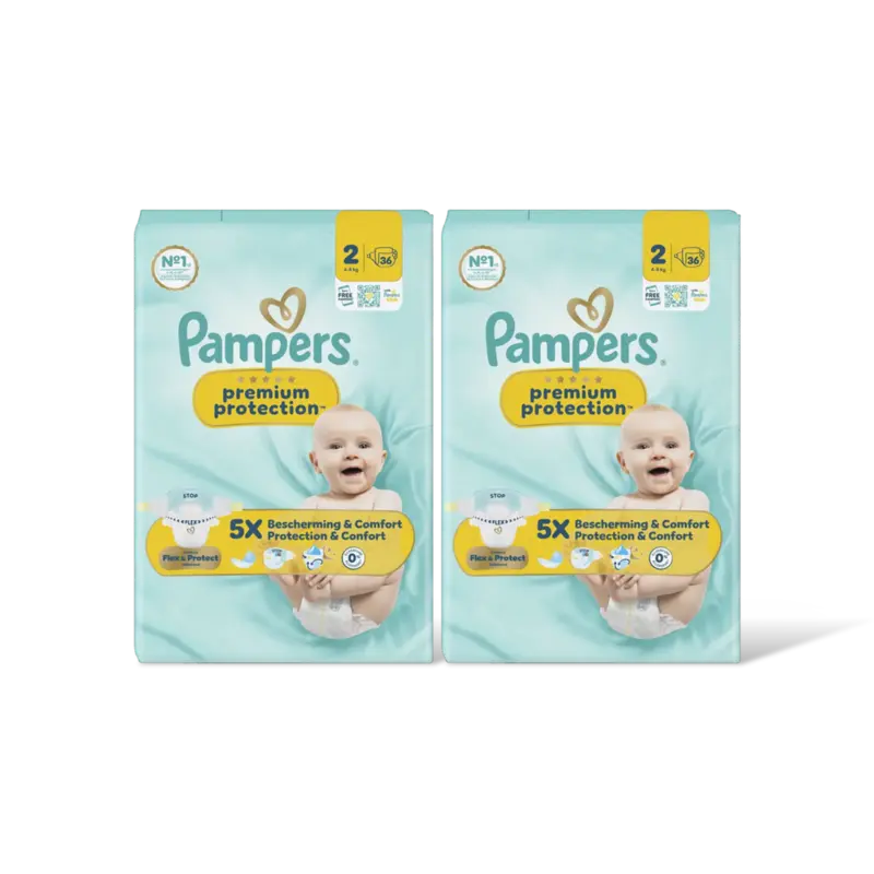 Premium protection luiers maat 2 2-pack