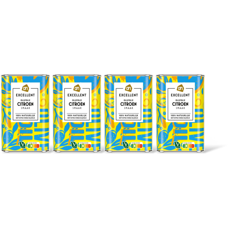 AH Excellent Olijfolie met citroen smaak 4-pack