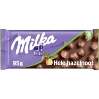 Een afbeelding van Milka Chocoladereep hele hazelnoot