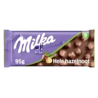 Milka Chocoladereep hele hazelnoot