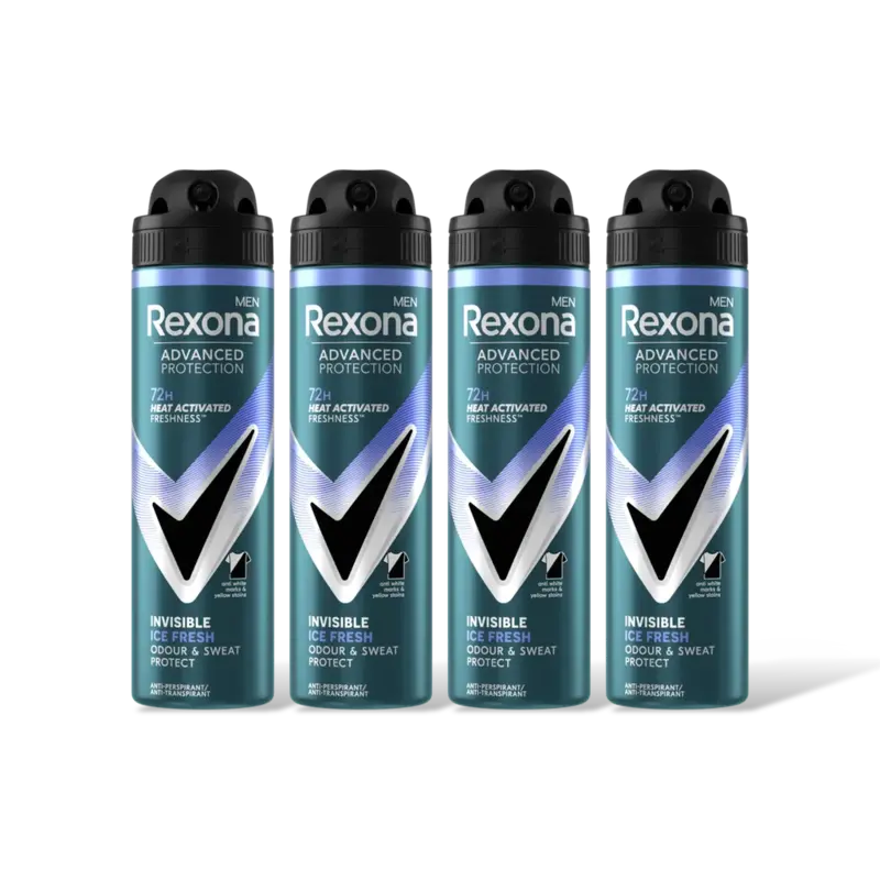 Rexona Men invisible ice anti-transpirant 4pack