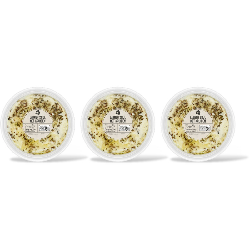 AH Labneh stijl Italiaanse kruiden 3-pack