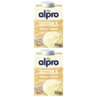 Alpro Plantaardige vla vanillesmaak 2-pack