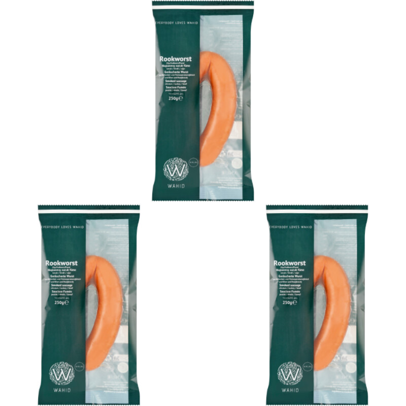 Wahid rookworst 3-pack