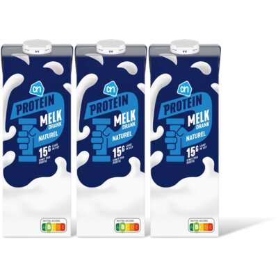 pdp-image-AH Protein melk drank naturel 3-pack