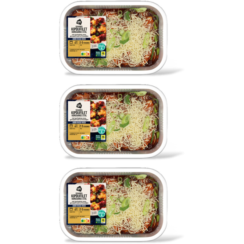AH Ovenschotel scharrelkip Koreaan stl 3pck
