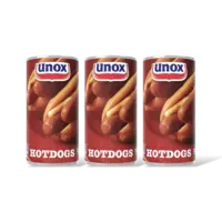 Unox Hotdogs 3-pack
