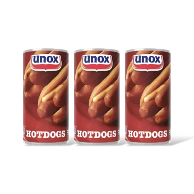 pdp-image-Unox Hotdogs 3-pack