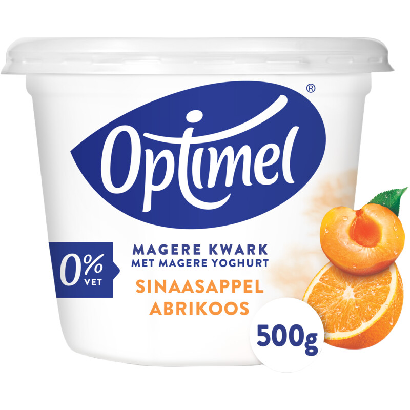 Optimel Magere kwark sinaasappel abrikoos