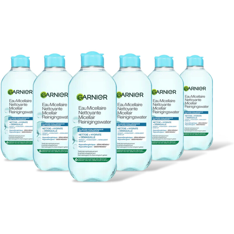 Garnier Micellair hyaluronzuur & aloe vera 6-pck