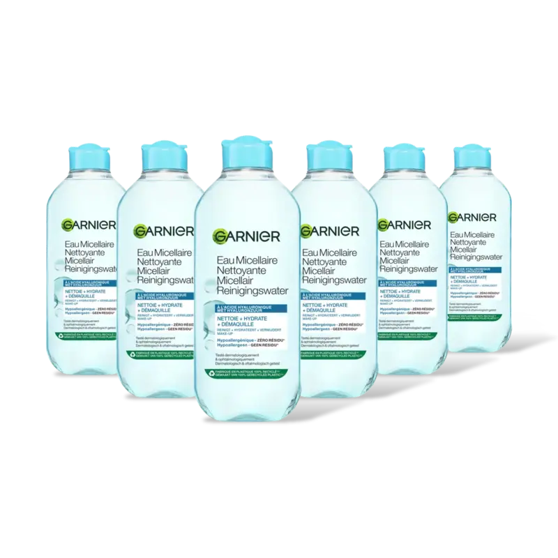 Garnier Micellair hyaluronzuur & aloe vera 6-pck