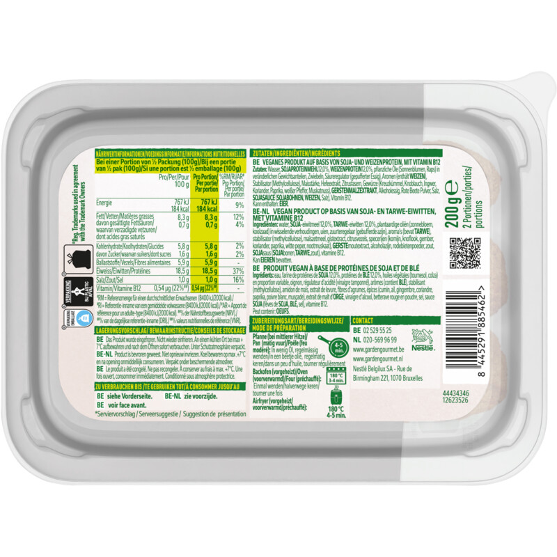 Een afbeelding van Garden Gourmet Indische balletjes