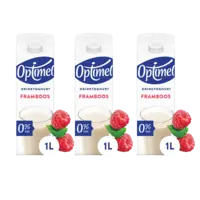 Optimel Drinkyoghurt framboos 1L 3-pack