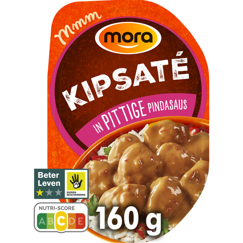 Mora Kipsaté pittige pindasaus