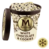 Magnum White chocolate & cookies