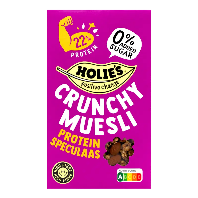 Holie's Crunchy muesli protein speculaas