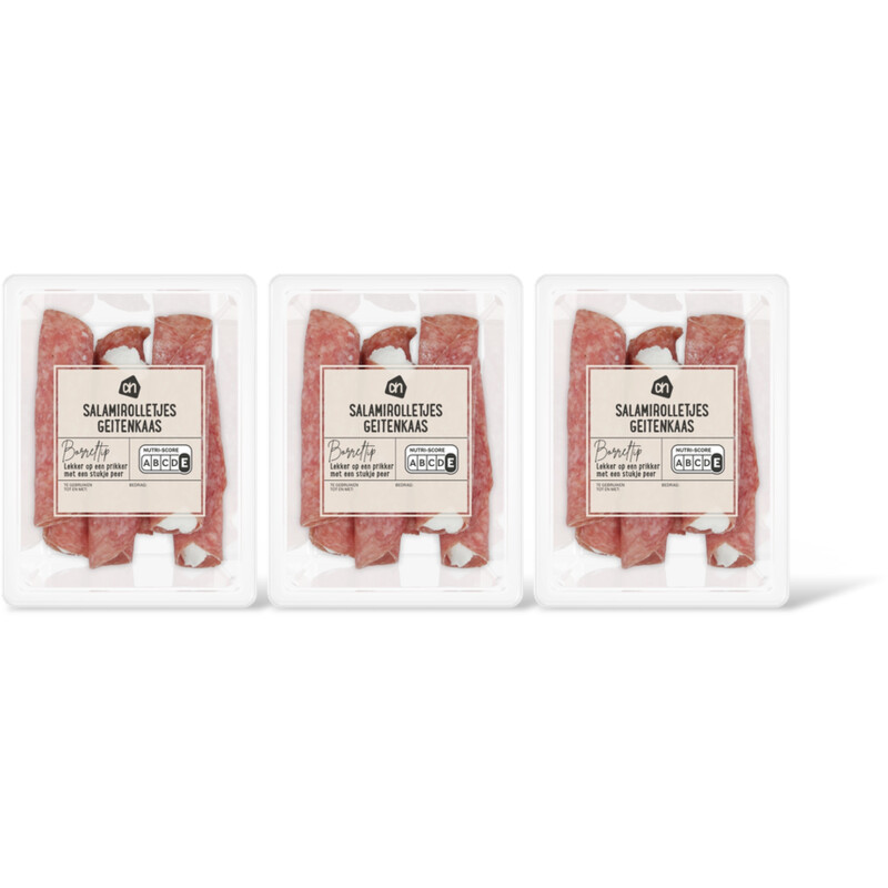 AH Salamirolletjes geitenkaas 3-pack