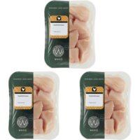 Wahid Halal kipfilet blokjes 3-pack