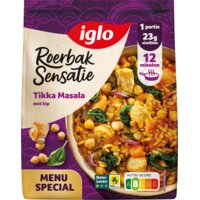 Een afbeelding van Iglo Roerbak sensatie tikka masala