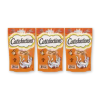 Catisfactions Kattensnack kip 3-pack