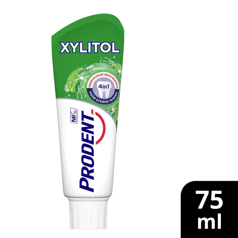 Xylitol tandpasta milde muntsmaak