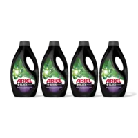 Ariel Vloeibaar+ black wasmiddel 4-pack
