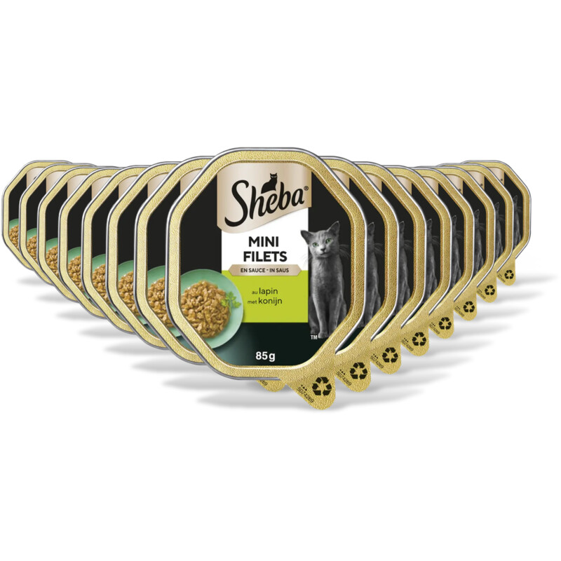 Sheba Mini filets in saus konijn & wild 15-pck