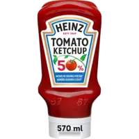 Heinz Tomato ketchup 50% minder suikers & zout