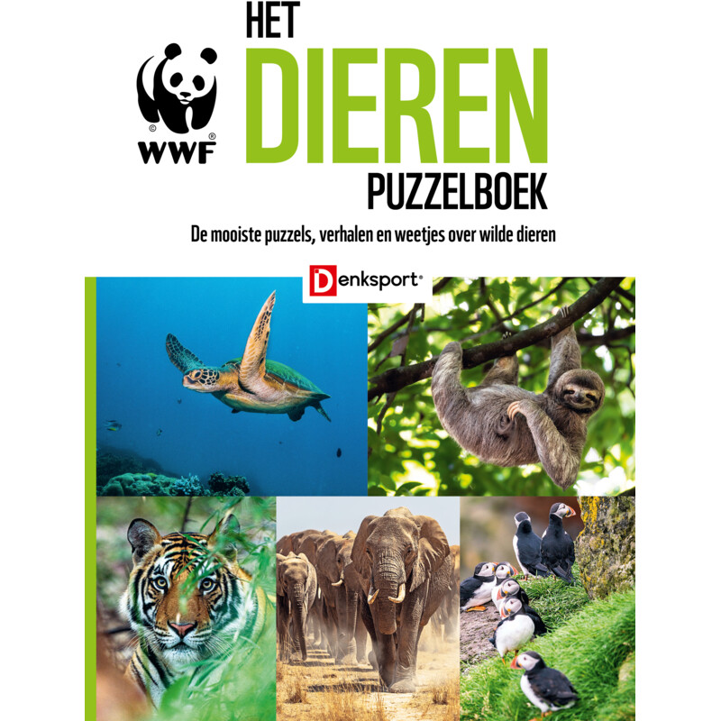 Een afbeelding van WWF dieren puzzelboek