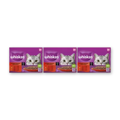 pdp-image-Whiskas 7+ Classic selectie in saus 3-pack
