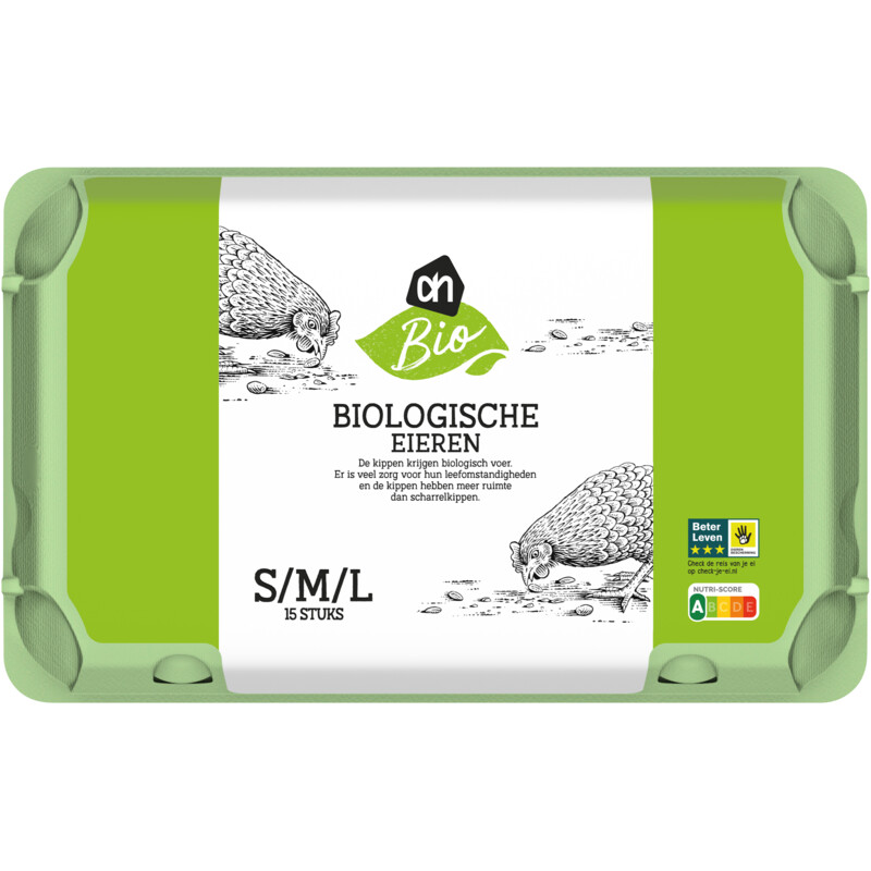 Een afbeelding van AH Biologisch Eieren S M L