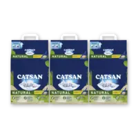Catsan Natural kattenbakkorrels 3-pack
