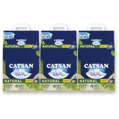 pdp-image-Catsan Natural kattenbakkorrels 3-pack